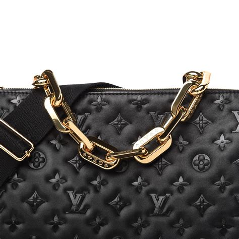 black embossed Louis Vuitton